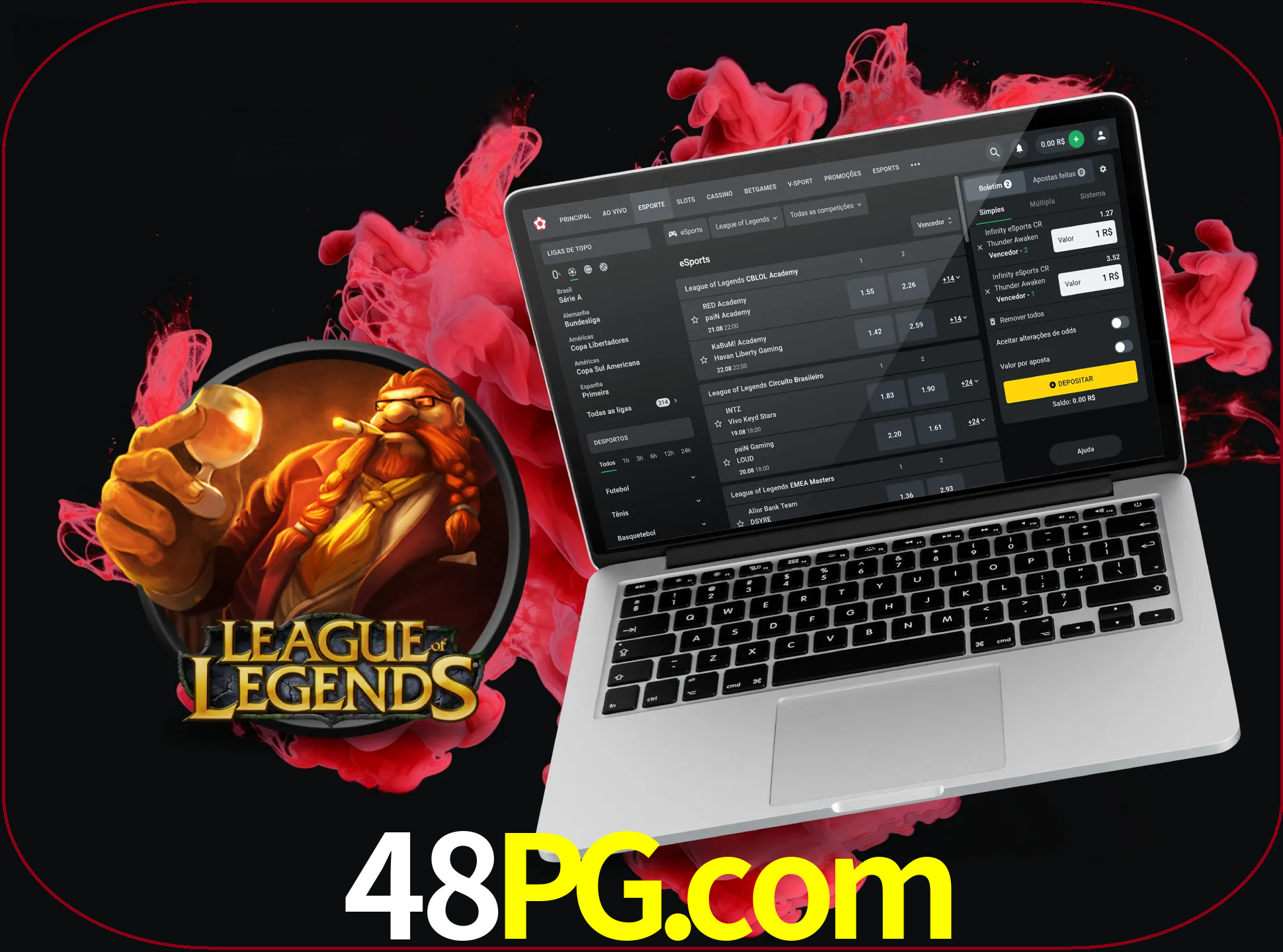 Se é um fã deste jogo, muitos torneios fantásticos que o vão surpreender estão disponíveis no 48pg.