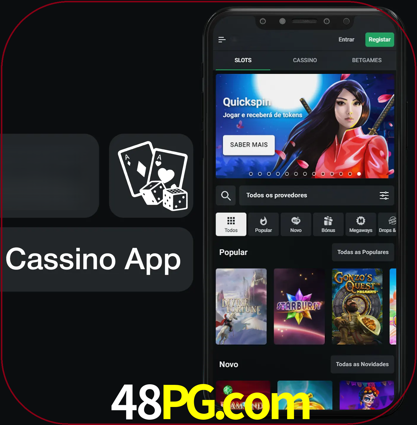 Jogue jogos de cassino e ganhe.