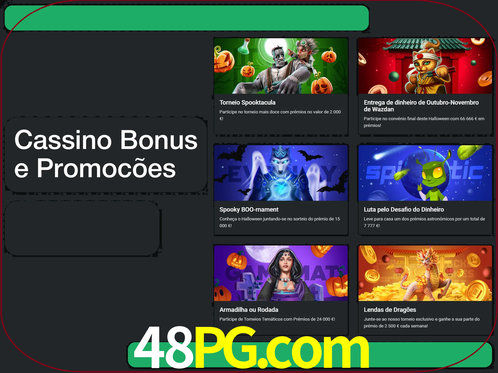Verifique se há novos bônus de cassino para reivindicar.