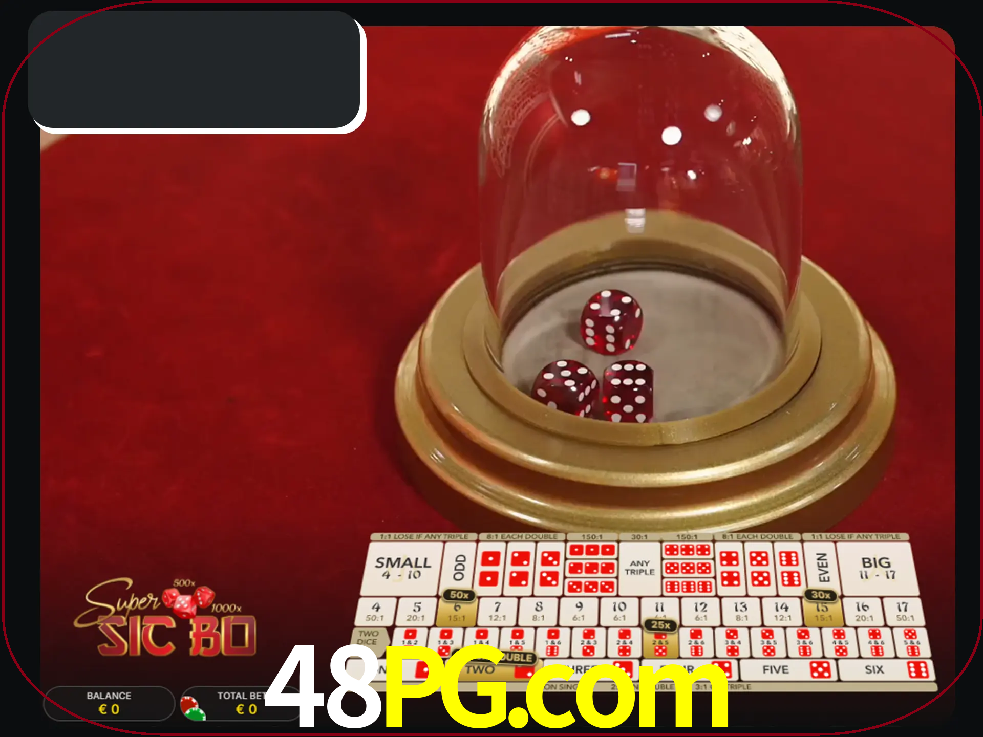 Deixe os dados ao seu lado nos jogos da Sic Bo.
