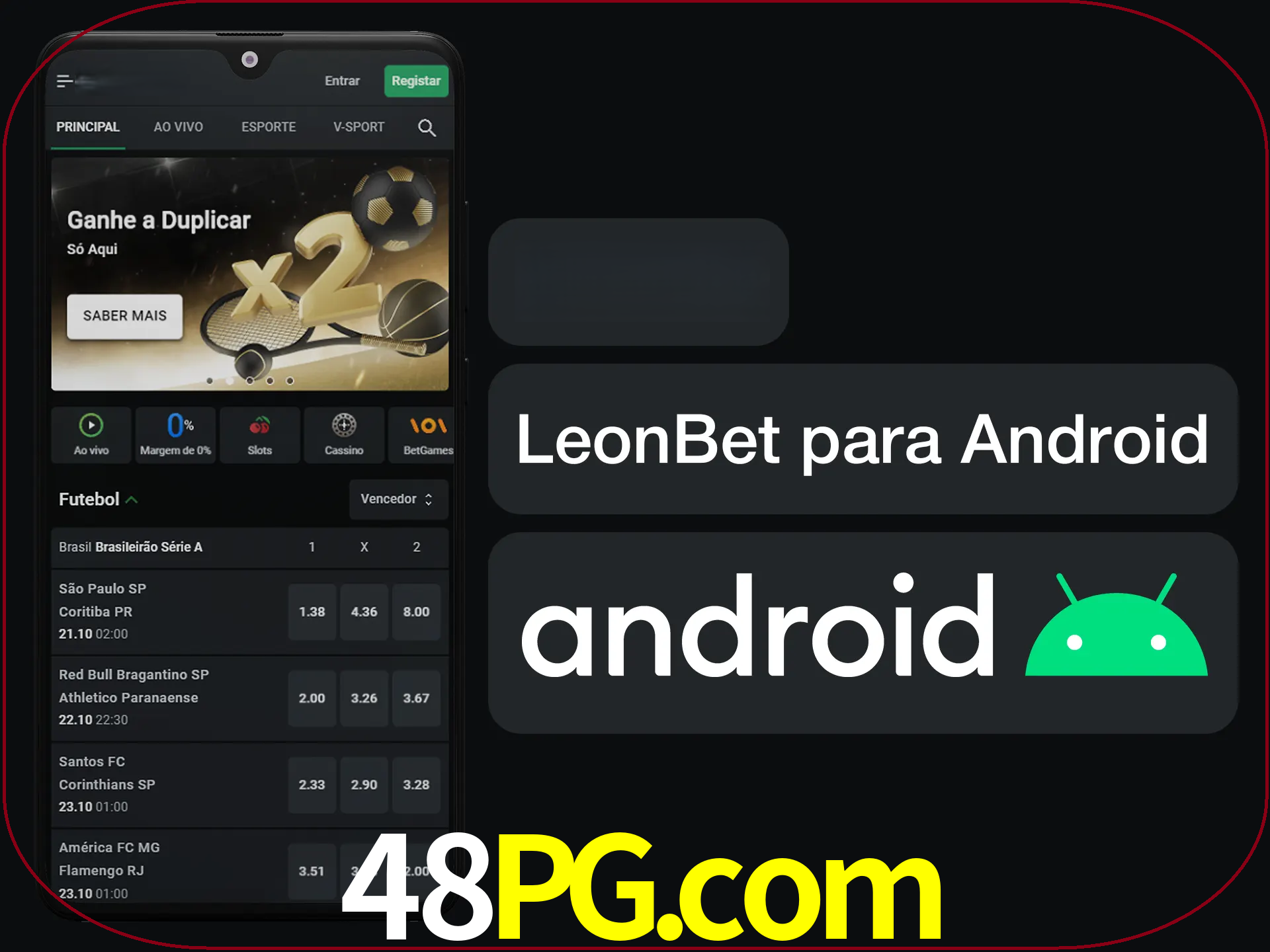 Adquira sua versão poket de LeonBet.
