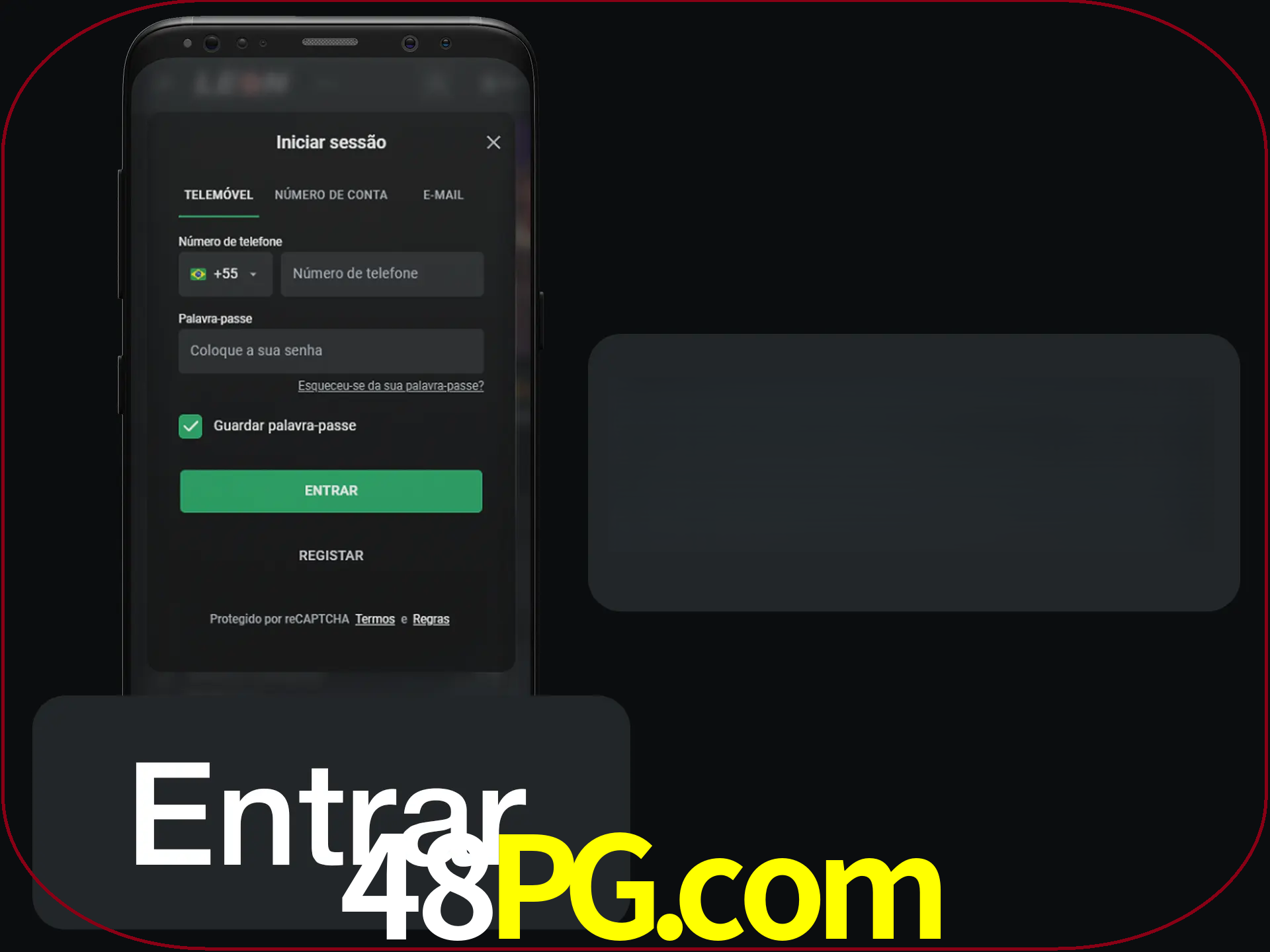 Faça o login para começar a apostar e jogar no cassino.