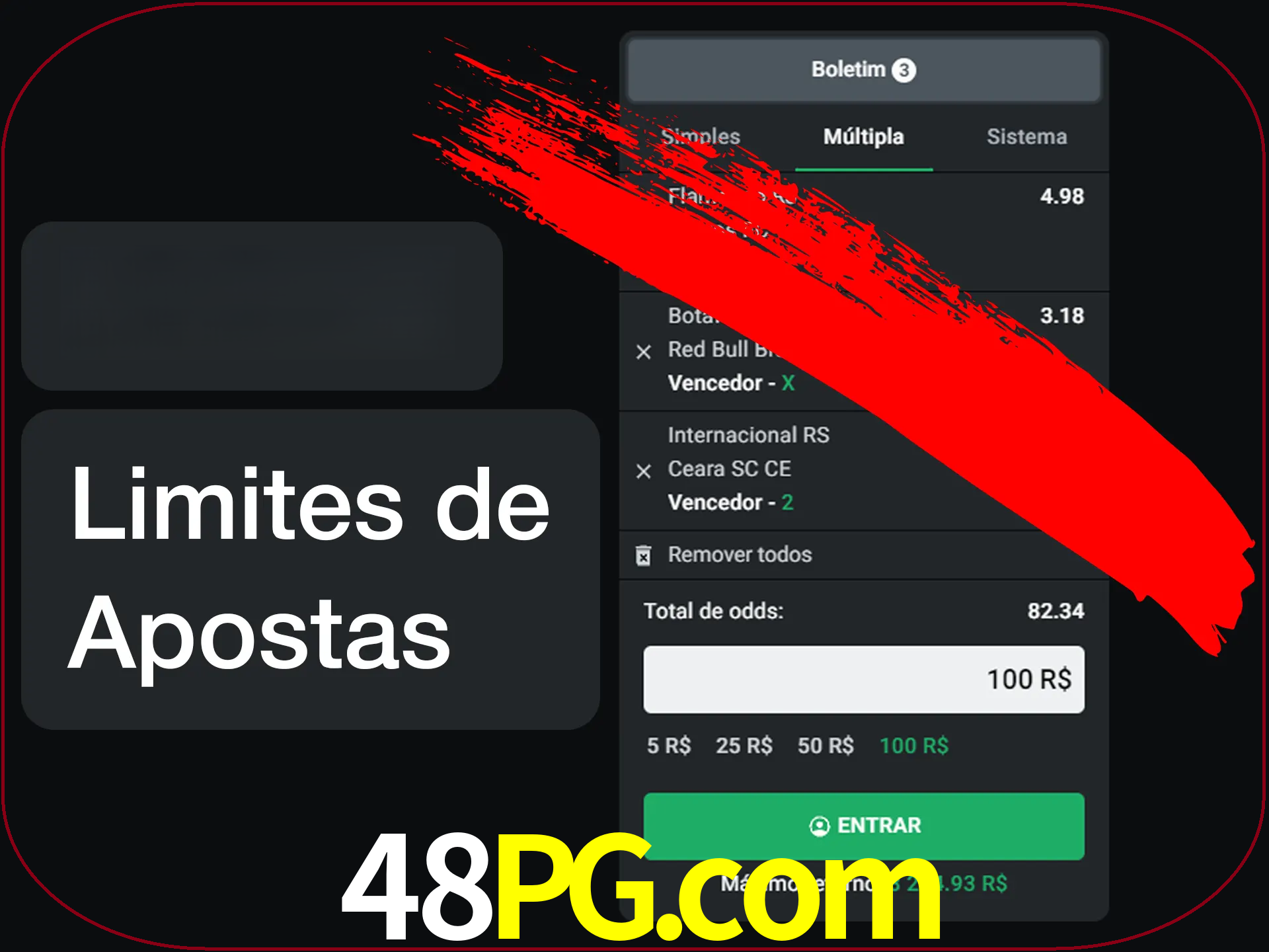 Não faça apostas loucas.